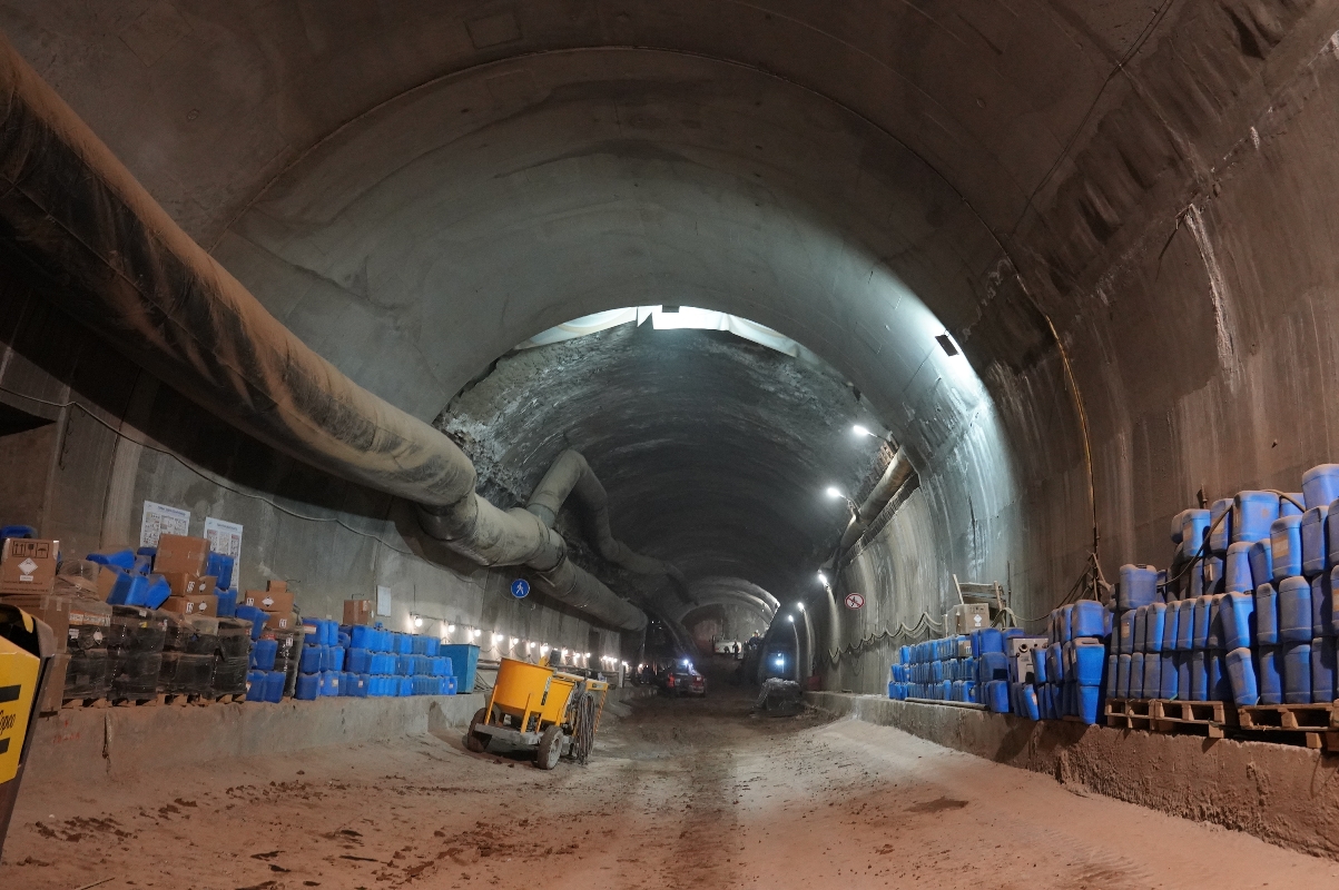 На будущем Восточном выезде из Уфы завершили стыковку тоннеля