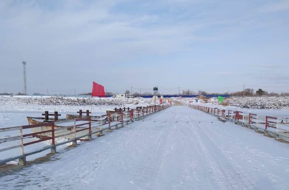 В ЕАО открыли ледовую переправу «Нижнеленинское-Тунцзян»