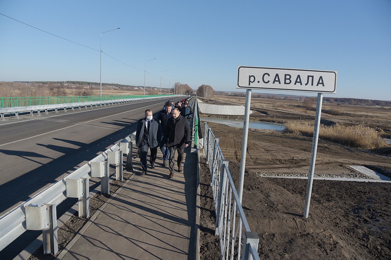 В Воронежской области построили новый мост через реку Савала