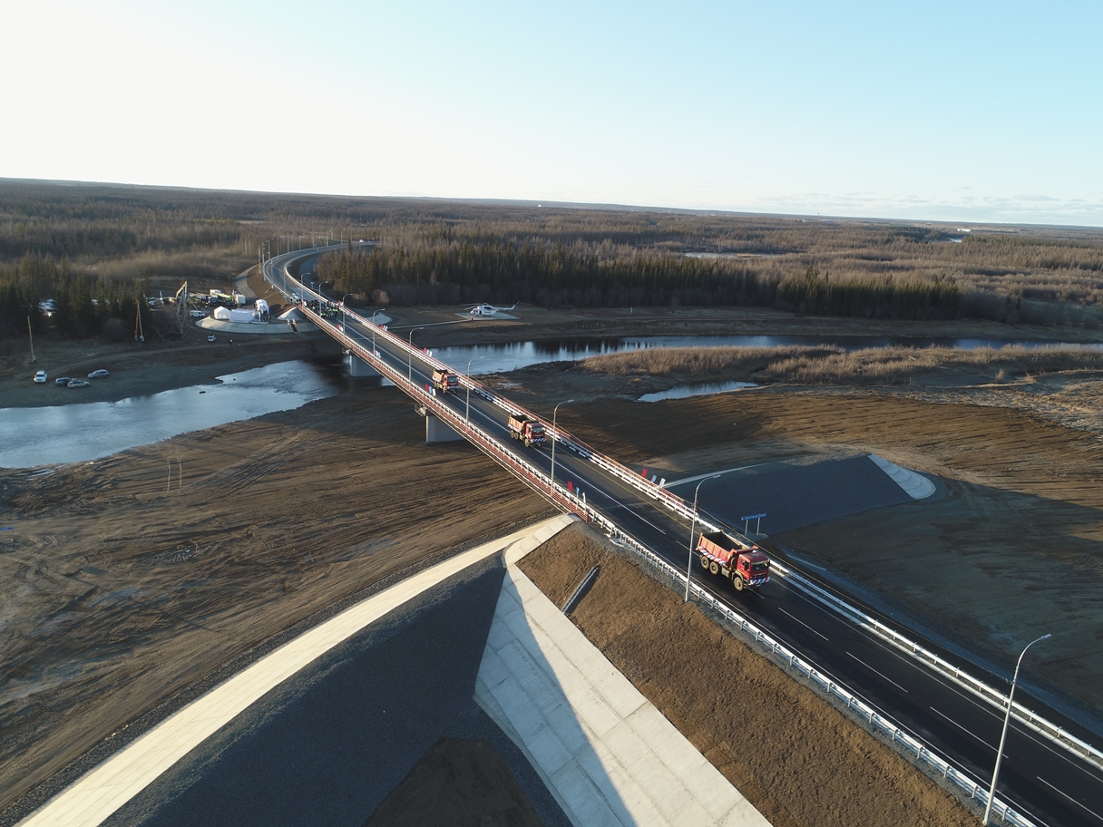На трассе А-331 «Вилюй» в Якутии построили два новых моста
