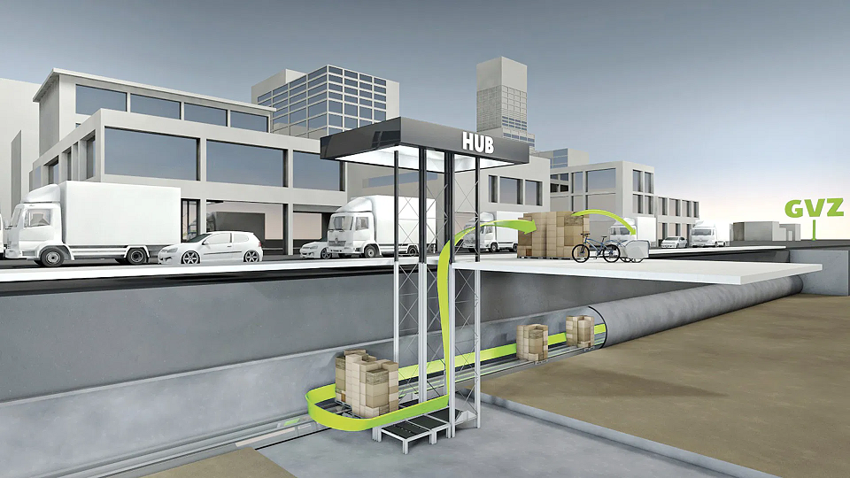 Проект строительства подземной грузовой транспортной системы в Гамбурге выходит на этап планирования