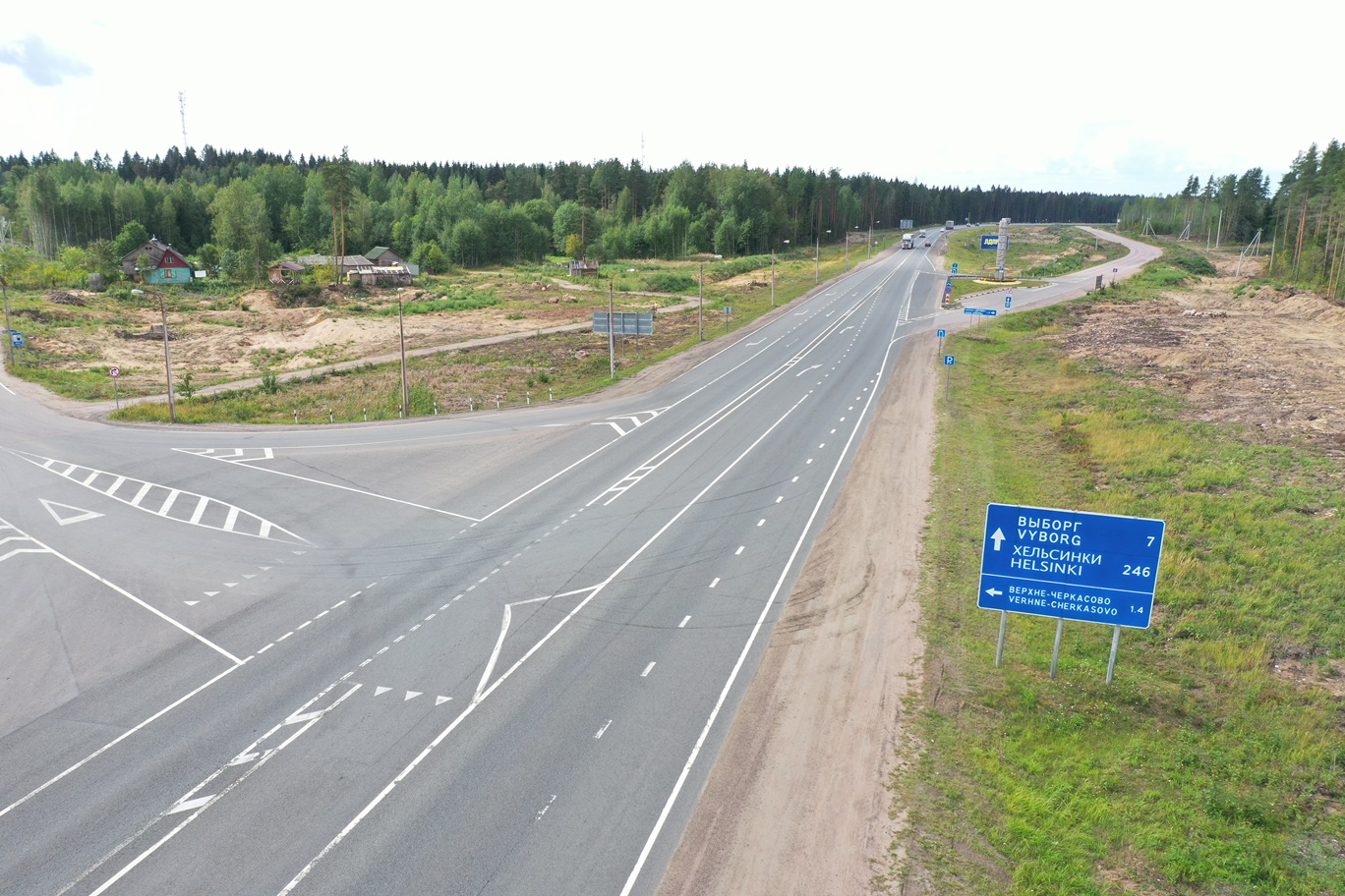 Началась реконструкция участка трассы «Скандинавия» в Ленобласти