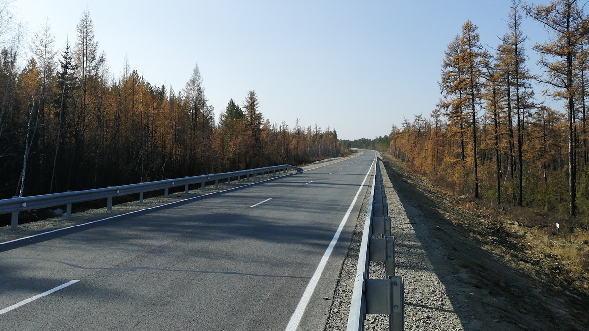 В Якутии уложили асфальт на 22 км трассах «Вилюй»
