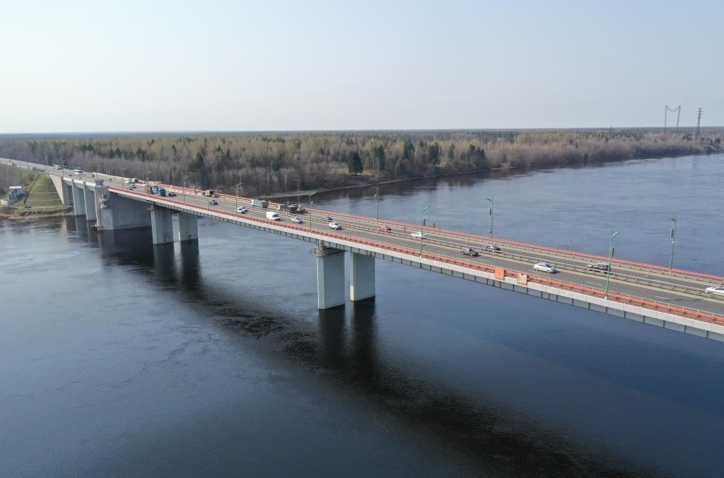 В ночь на 13 июля разведут Ладожский мост на трассе Р-21 «Кола»
