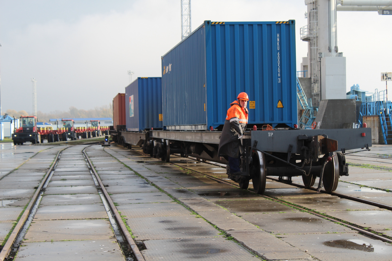 Балтийск принял первый контейнерный поезд по маршруту «Китай-Европа»