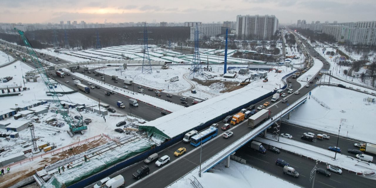 Реконструкцию развязки МКАД с Алтуфьевским шоссе завершат до конца года