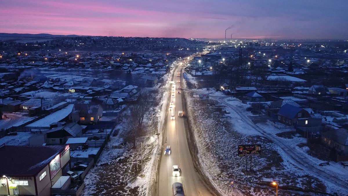 На трассе Р-255 в Красноярском крае провели 7 км линий электроосвещения