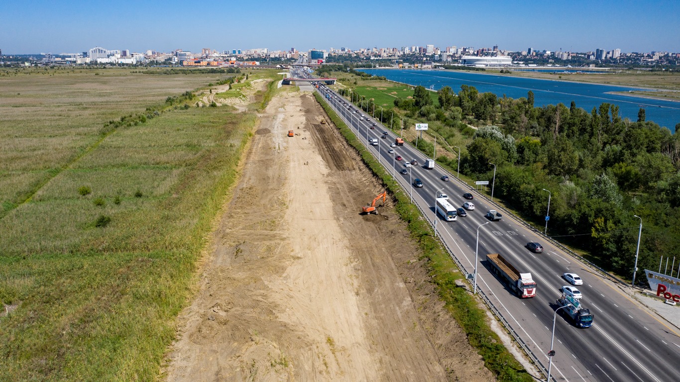Началось строительство нового моста на южном въезде в Ростов-на-Дону