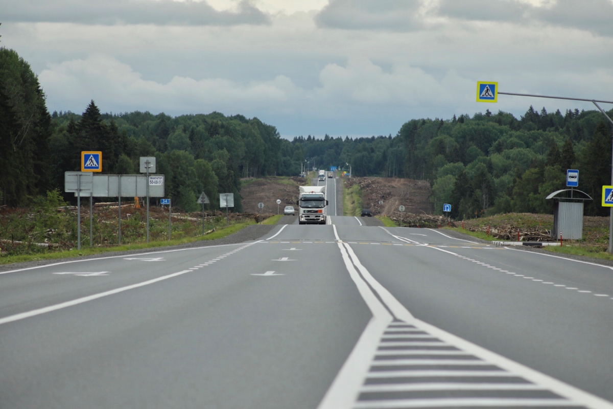 В Вологодской области началось расширение участка трассы А-114