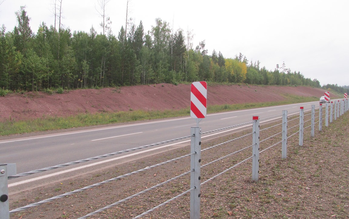 Ограждение автомобильных дорог