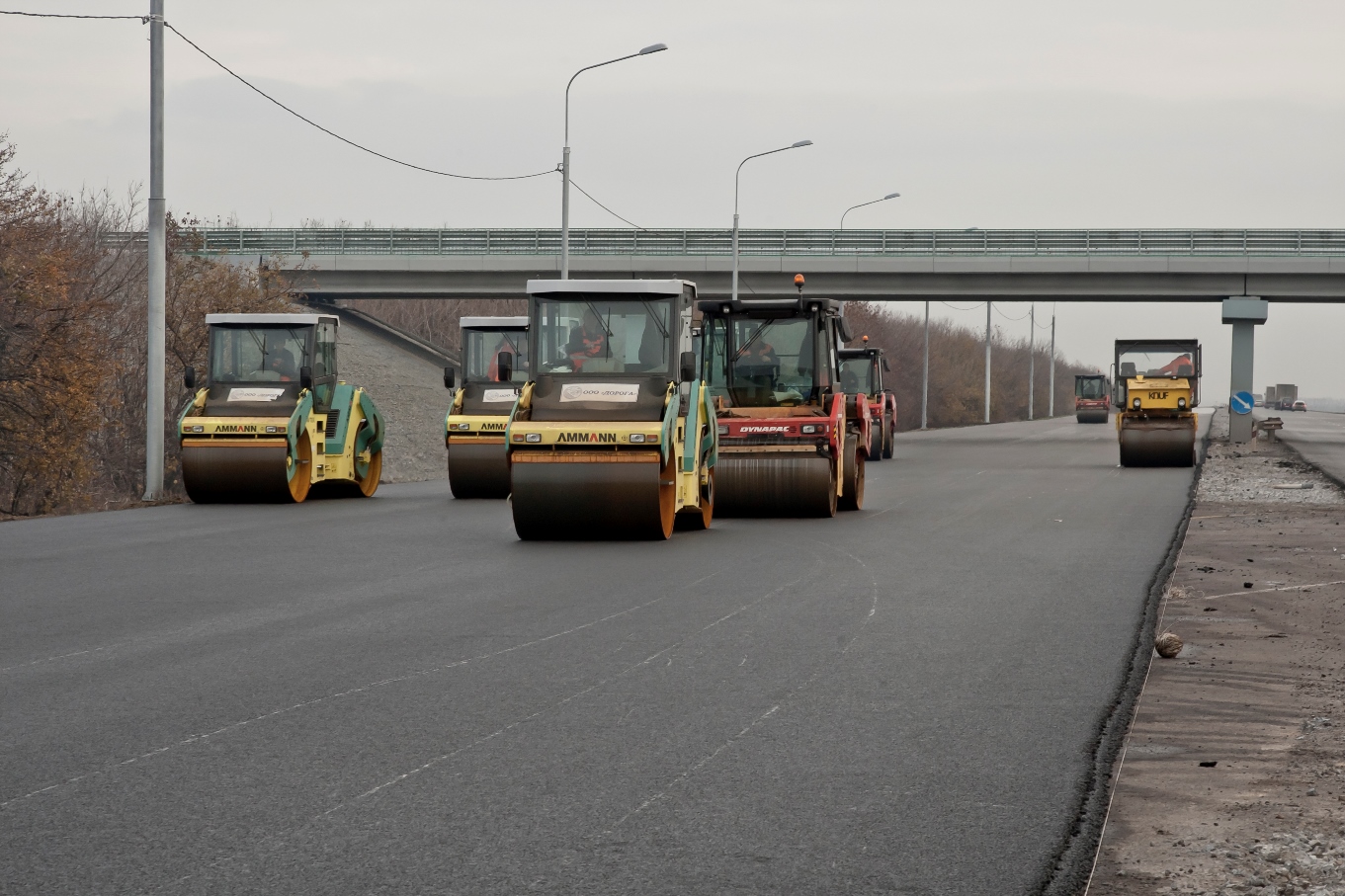 Реконструкция трассы м4 Дон