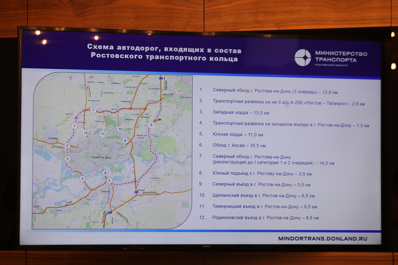 Власти приняли концепцию развития Ростовского транспортного кольца