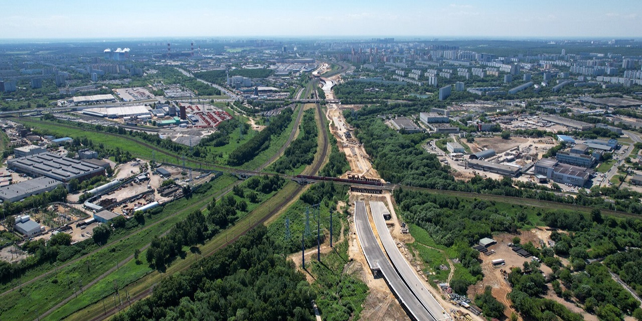 Московский скоростной диаметр карта