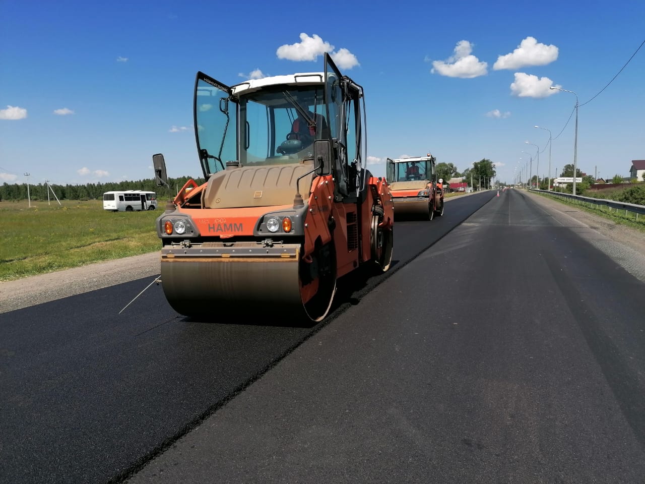 До конца июня в нормативное состояние приведут 21 км трассы М-5 «Урал»