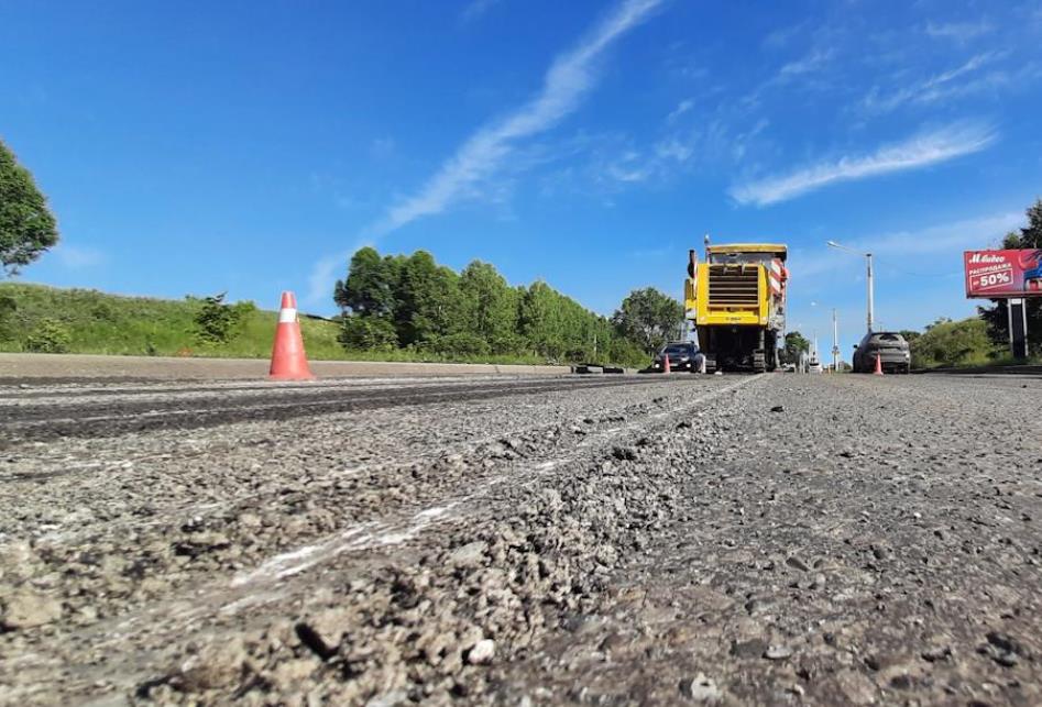 В Кемеровской области построили и отремонтировали почти 350 км дорог