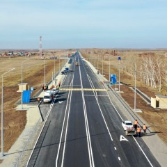 В Омской области капитально отремонтировали 30 км трассы А-320