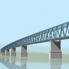 Заключен контракт на строительство самого северного моста через Енисей