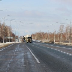 На трассе Р-254 «Иртыш» установили более 30 км линий освещения