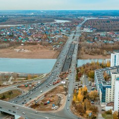 В Уфе открыли новый мост через реку Белая