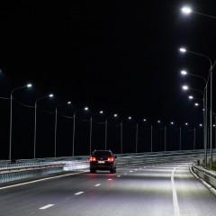 На федеральных трассах смонтируют 45 км линий освещения