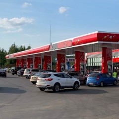 На трассе М-9 «Балтия» в Московской области открыта новая АЗС