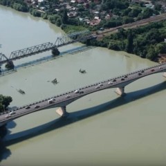 Новый мост между Краснодаром и Адыгеей к концу года построят на 50%