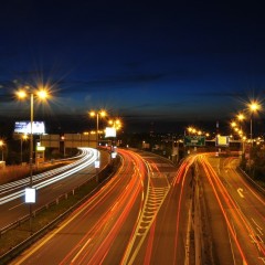 Рекордное количество автомагистралей будет оборудовано фонарями в 2019 году