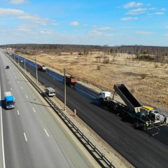 Ремонтируемый участок трассы М-2 «Крым» в Тульской области откроют для движения в ноябре
