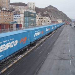 FESCO запускает регулярный контейнерный поезд c ТЛЦ «Белый Раст» в Читу