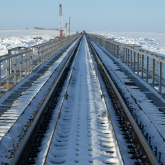 Зимой начнется строительство моста через Обь в ЯНАО