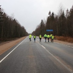 Завершен ремонт дороги между Псковом и Великим Новгородом