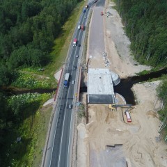 В августе на трассе «Скандинавия» откроют движение по новому мосту
