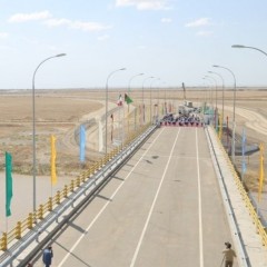 На границе Ирана и Туркменистана открылся новый автомобильный мост