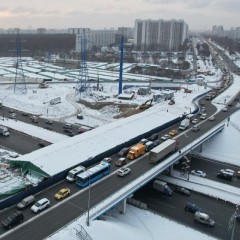 Реконструкцию развязки МКАД с Алтуфьевским шоссе завершат до конца года
