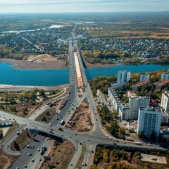 Новый мост через реку Белая в Уфе откроют в конце октября