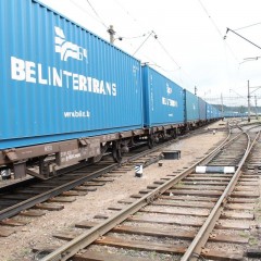 Из Беларуси в Китай пустили первый контейнерный поезд с пиломатериалами