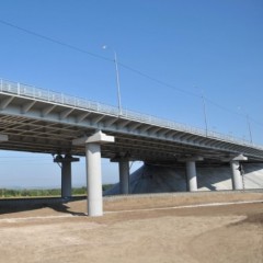 Мост через реку Большая Чалыкла на трассе А-298 в Саратовской области