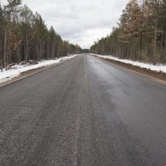 В Бурятии реконструировали участок дороги от Улан-Удэ вдоль Байкала