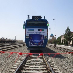 Запущен первый контейнерный поезд по маршруту Афганистан-Китай