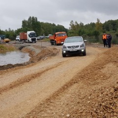 В ЕАО продолжают устранять последствия паводка на участке трассы Р-297 «Амур»
