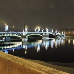 Биржевой мост в Санкт-Петербурге закрыли на ремонт